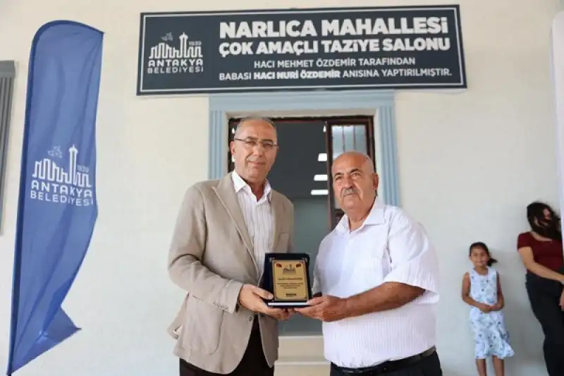 Narlıca Mahallesi çok Amaçlı Salon Ve Taziye Evi Açıldı