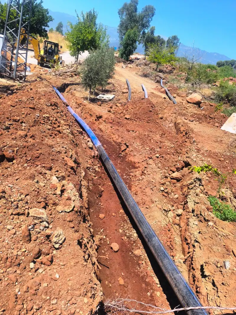 Aktepe’de Kuraklığa Karşı Iki Kuyu Devrede