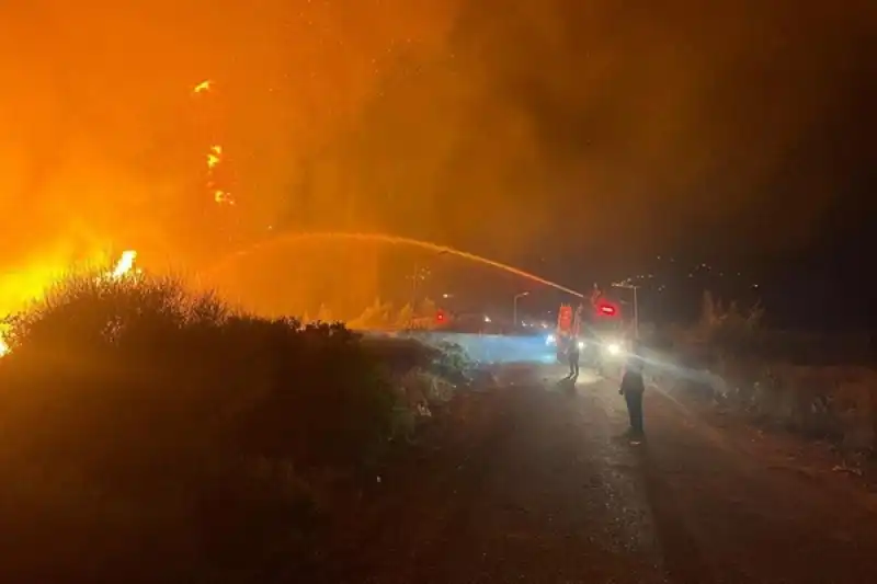 Sınırdaki Orman Yangınına HBB’den Müdahale