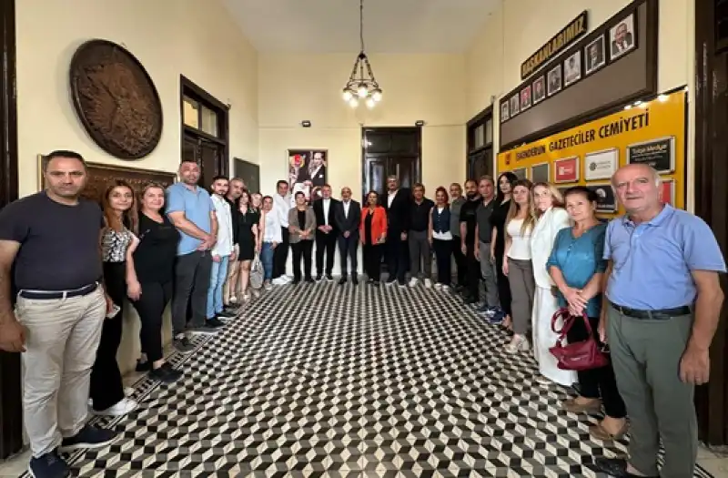 CHP Heyetinden İskenderun Gazeteciler Cemiyeti’ne Ziyaret