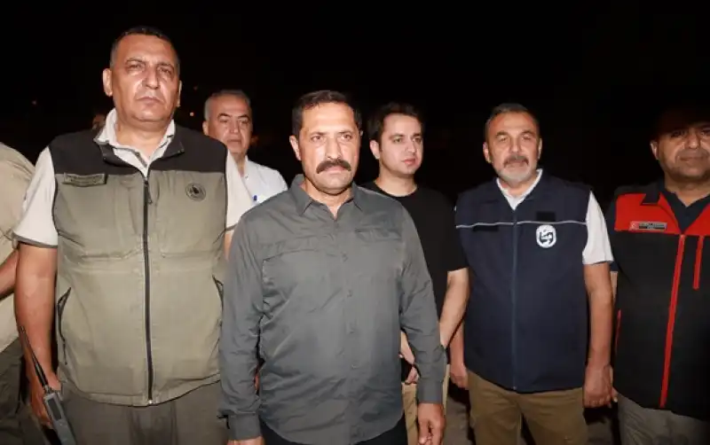 Hatay Hassa'da Dün çıkan Orman Yangınına Müdahale Ediliyor