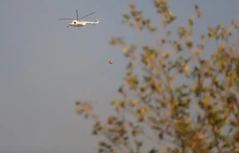Hatay Hassa'da Dün çıkan Orman Yangınına Müdahale Ediliyor