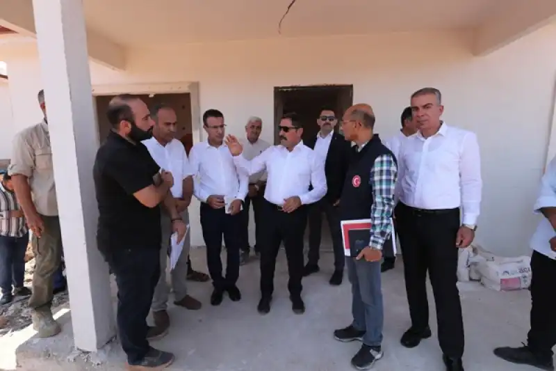 Hatay Kırıkhan'da Kırsal Deprem Konutlarının Yapımı Sürüyor