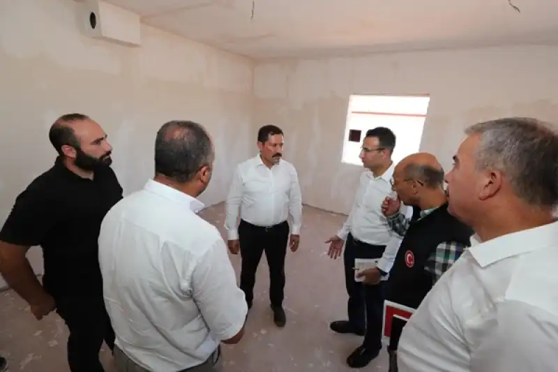 Hatay Kırıkhan'da Kırsal Deprem Konutlarının Yapımı Sürüyor