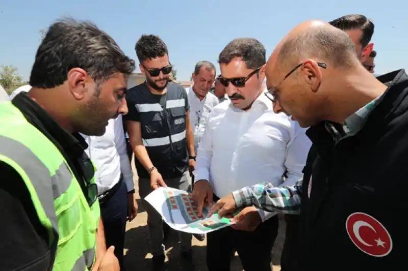 Hatay Kırıkhan'da Kırsal Deprem Konutlarının Yapımı Sürüyor