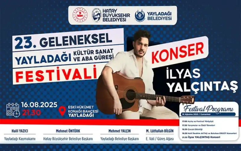 Yayladağı Kültür Sanat Ve Aba Güreşi Festivali Başlıyor
