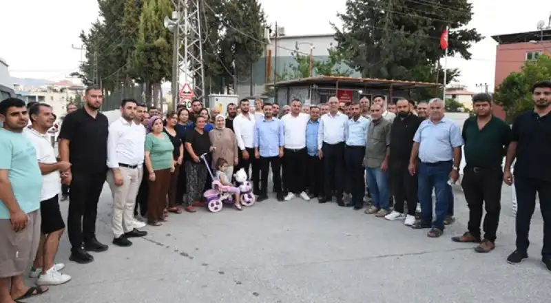 Başkan Naci Yapar Mahalle Ziyaretleri Devam Ediyor