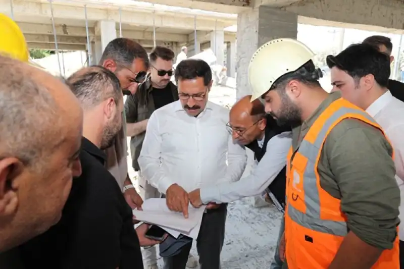 Hatay Samandağ'da Kırsal Afet Konutlarının Yapımı Sürüyor