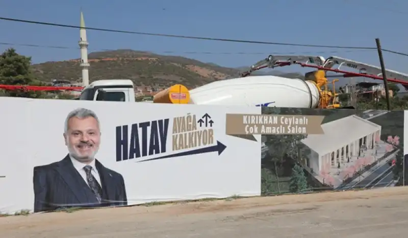 Kırıkhan’da çok Amaçlı Salonun Temeli Atıldı 