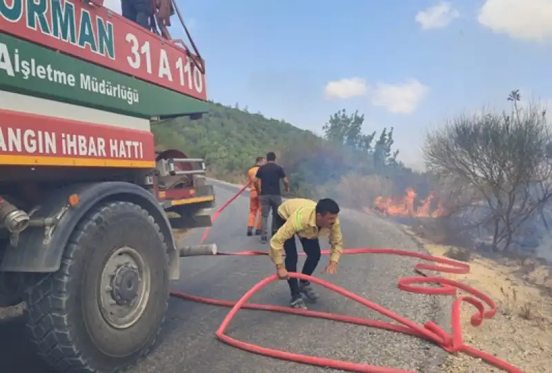 Hatay Yayladağı'nda çıkan Orman Yangını Kontrol Altına Alındı