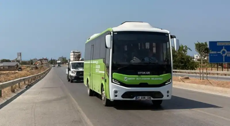 Arsuz-Antakya Otobüsleri Toplu Ulaşımı Rahatlattı