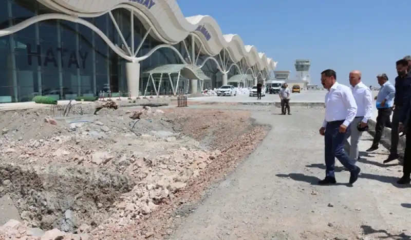 Onarım çalışması Yürütülen Hatay Havalimanı 1 Eylül'de Uçuşlara Açılacak