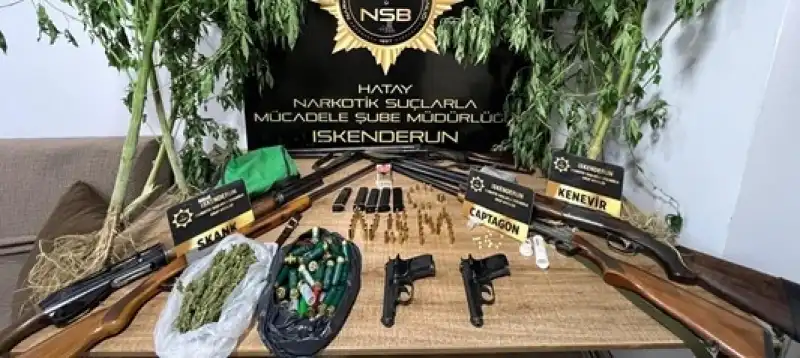 Hatay'da Uyuşturucu Operasyonlarında Yakalanan 24 şüpheliden 19'u Tutuklandı