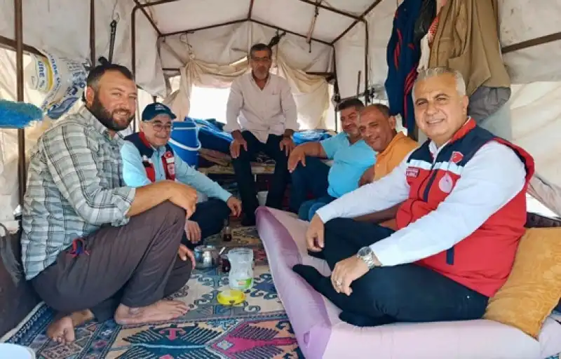 Türkmen, Küçükbaş Hayvan üreticilerini Ziyaret Etti