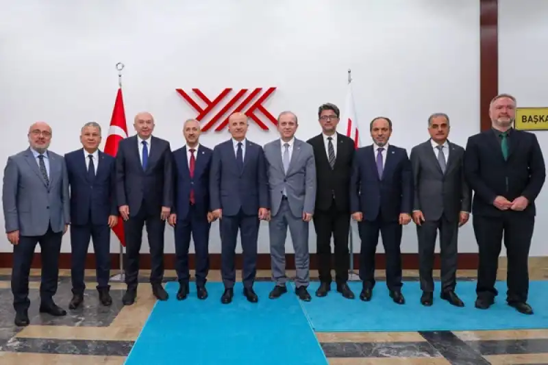 YÖK Başkanı Prof. Dr. Erol Özvar, Veysel Erenin Tebriklerini Kabul Etti