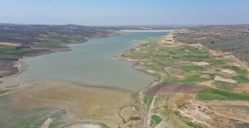 Hatay'da Tarımsal Sulamada Kullanılan Yarseli Barajı'nda Doluluk Oranı Yüzde 12,7'ye Düştü 
