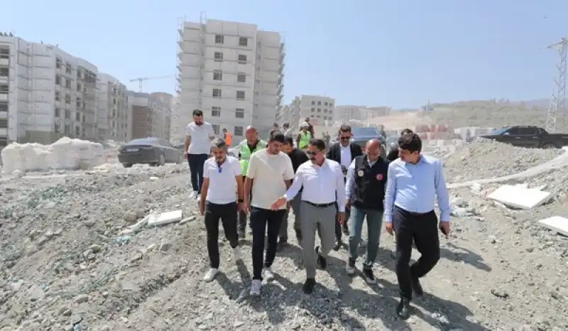 Hatay Antakya'da 2 Bin 643 Afet Konutunun Yapımı Devam Ediyor 
