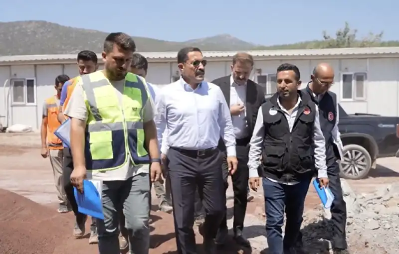 Hatay Hassa'da 622 Afet Konutunun Yapımı Devam Ediyor