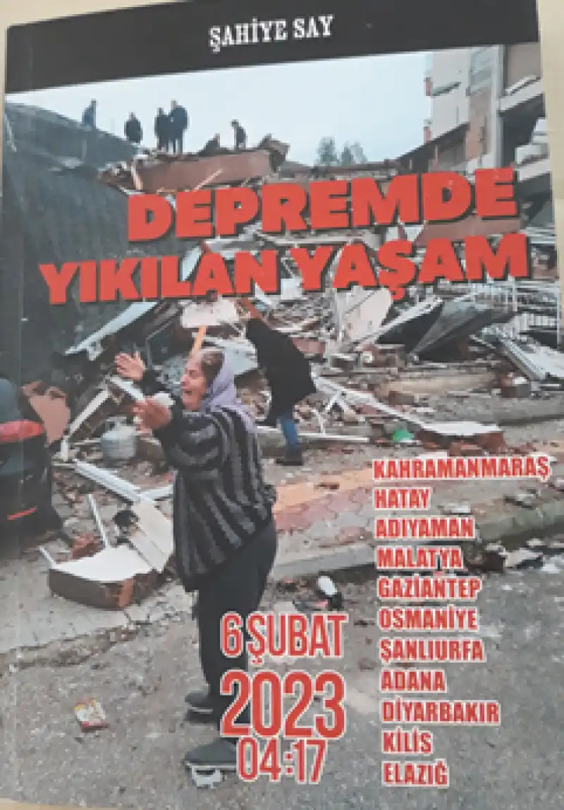 Şahiye Say’ın Yayınladığı Depremde Yıkılan Yaşam Adlı Kitabı Kalaycıoğlu’na Hediye Etti 
