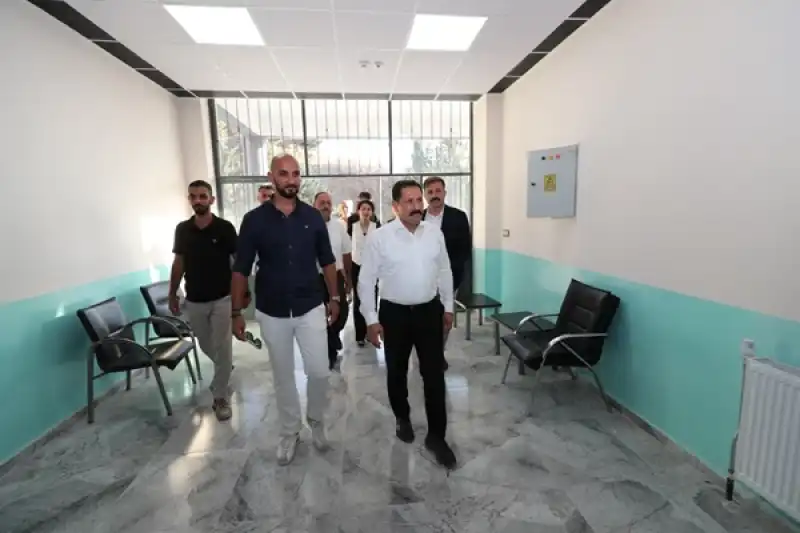 Hatay Valisi Mustafa Masatlı, Yapımı Tamamlanan Okulda Incelemelerde Bulundu
