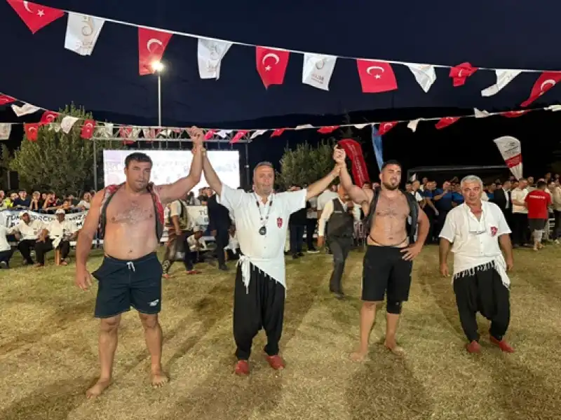 14. Belen Yayla Şenlikleri Ve Aba Güreşleri'nde Başpehlivanlığı Ali Böncüoğlu Kazandı