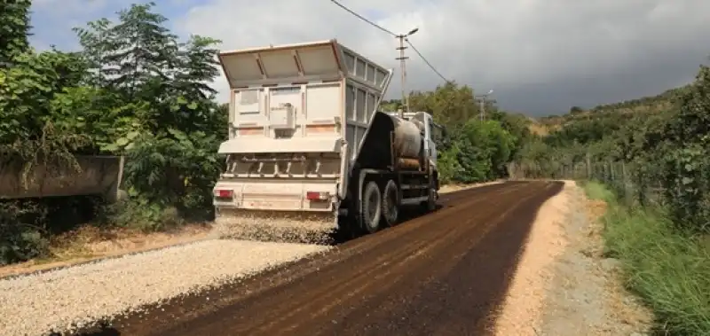 Samandağ Koyunoğlu Mahallesi’nde Yol çalışması