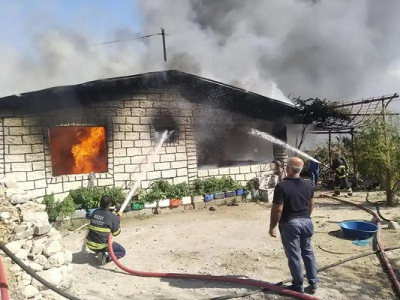 Hatay Kırıkhan'da Müstakil Evde çıkan Yangın Söndürüldü