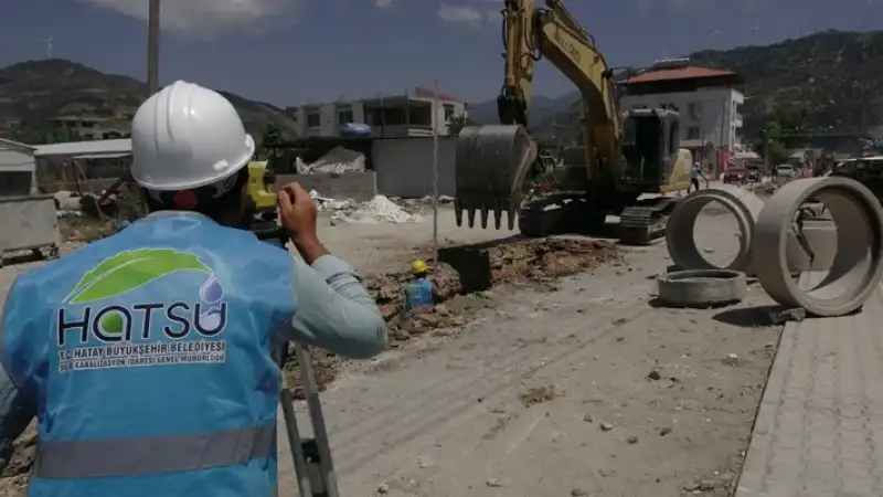 Samandağ’ın Atık Su Altyapısı Yenileniyor