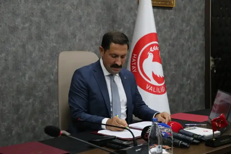 Hatay'da 3 Projenin Imza Töreni Yapıldı