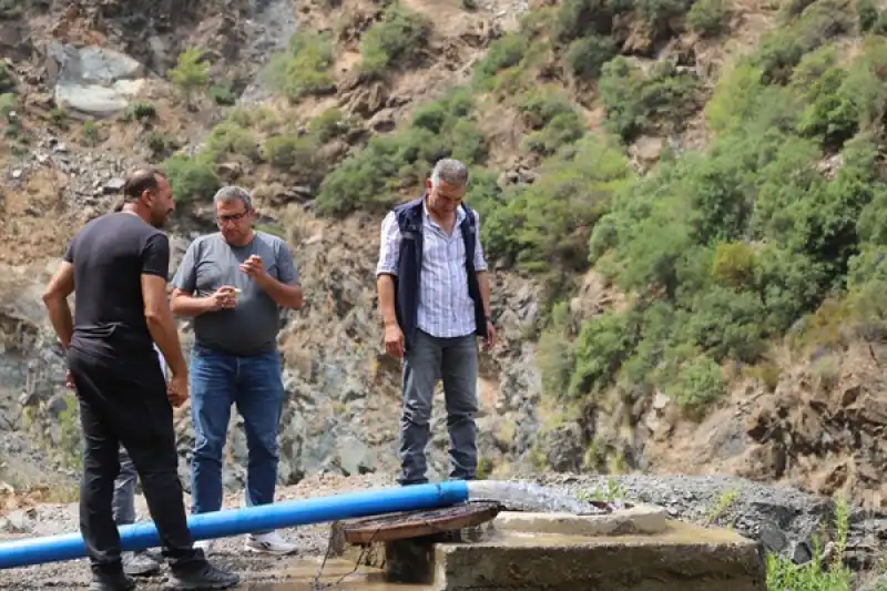 Arsuz Tülek Ve Konacık’ta Su Hatları Onarılıyor