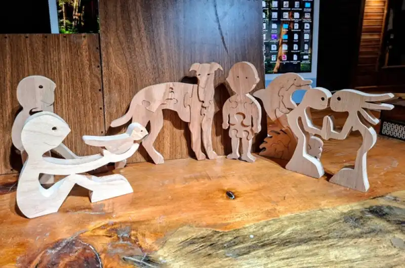 Modern Çağın Gepettosu İsmail Demirel’den Ahşap Puzzle’ler