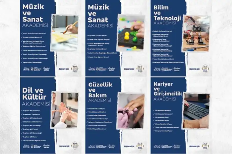 Akademi Hatay, 6 Farklı Alanda Yeni Kurslar Açıyor