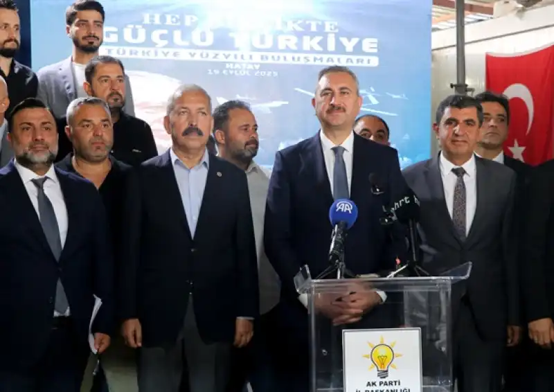 AK Parti Grup Başkanvekili Gül, Hatay'da Türkiye Yüzyılı Buluşmaları Ile Ilgili Konuştu