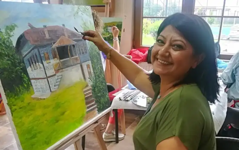 Ressam Perihan Çapar’dan Serinyol’da Resim Kursları