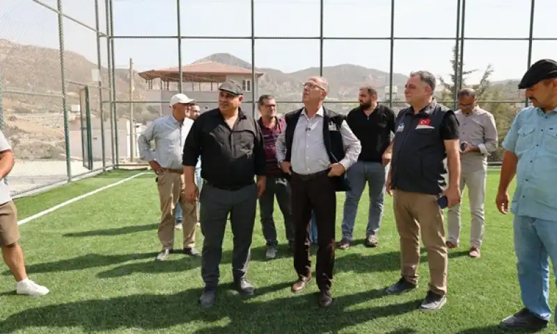 Başkan Yapar, Spor Tesislerini Yerinde Inceledi