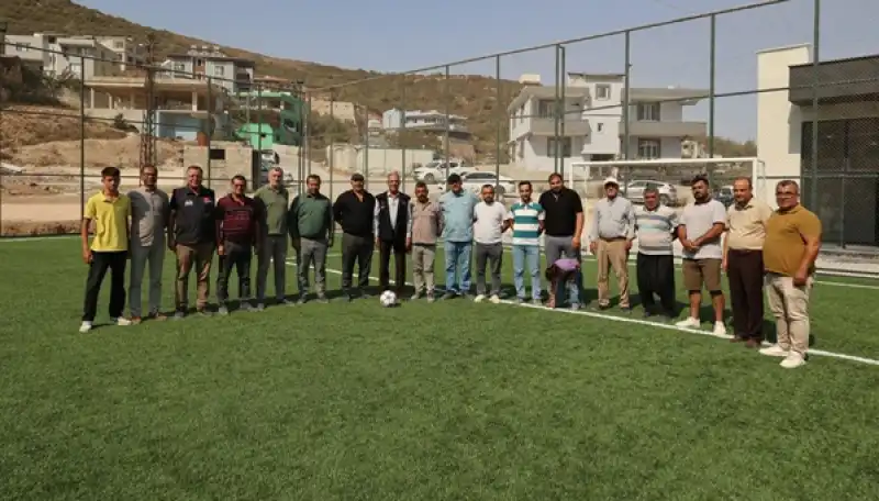 Başkan Yapar, Spor Tesislerini Yerinde Inceledi