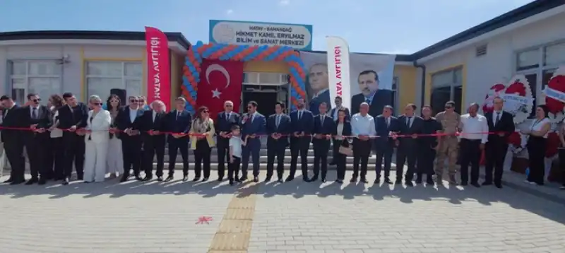 Hatay'da Hayırseverler Tarafından Yaptırılan Bilim Ve Sanat Merkezi Açıldı