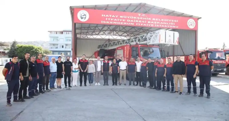 İGC’den Hatay Büyükşehir Belediyesi İtfaiye Daire Başkanlığı’na Ziyaret