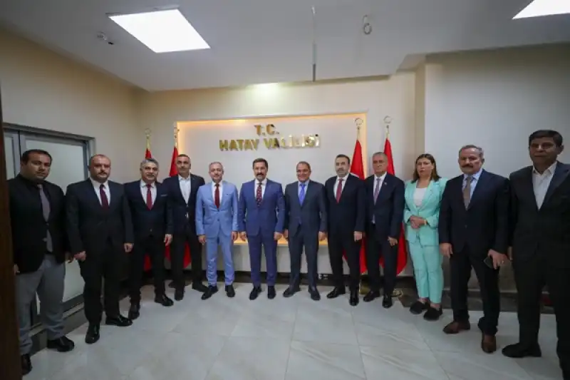 MHP Heyetinden Hatay Valisi Masatlı’ya Ziyaret