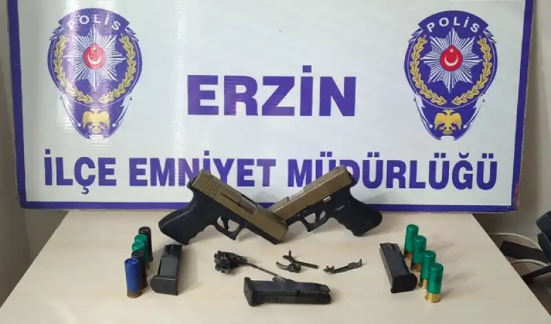 Hatay'da Ruhsatsız Silah Operasyonunda 2 şüpheli Tutuklandı