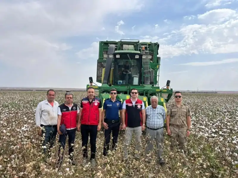 Kumlu’da Pamuk Hasadı Başladı