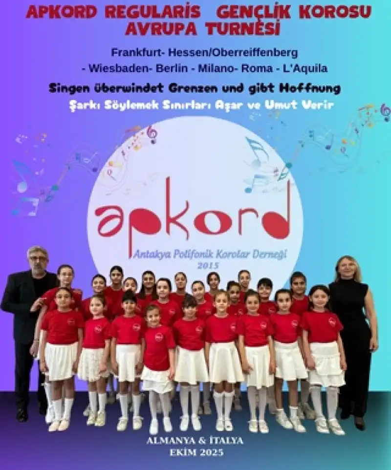 Antakya Polifonik Korolar Derneği Avrupa Turnesinde