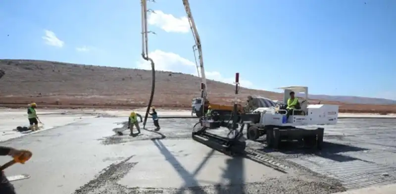Hatay'daki Cilvegözü Sınır Kapısı'nda Tır Parkı Ve Lojistik Köy Inşası Sürüyor