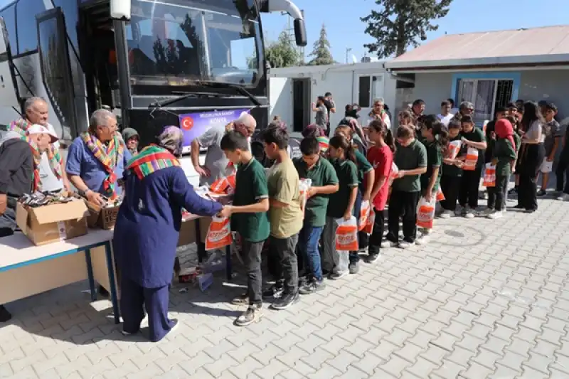 Hataylı çocuklara Konya'dan Eğitim Desteği