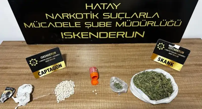 Hatay'da Uyuşturucu Operasyonunda 3 şüpheli Tutuklandı