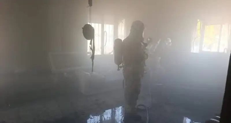 Antakya'da Tek Katlı Evde çıkan Yangın Hasara Neden Oldu