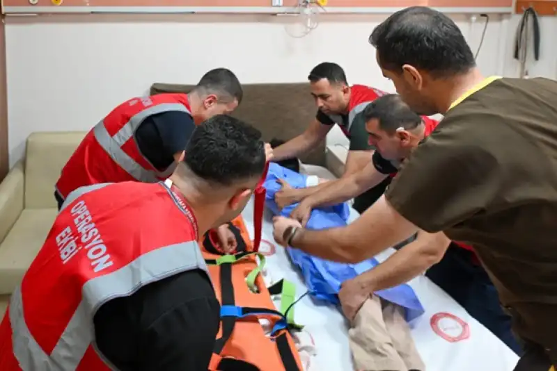 MKÜ Hastanesinde HAP Tatbikatı Gerçekleştirildi