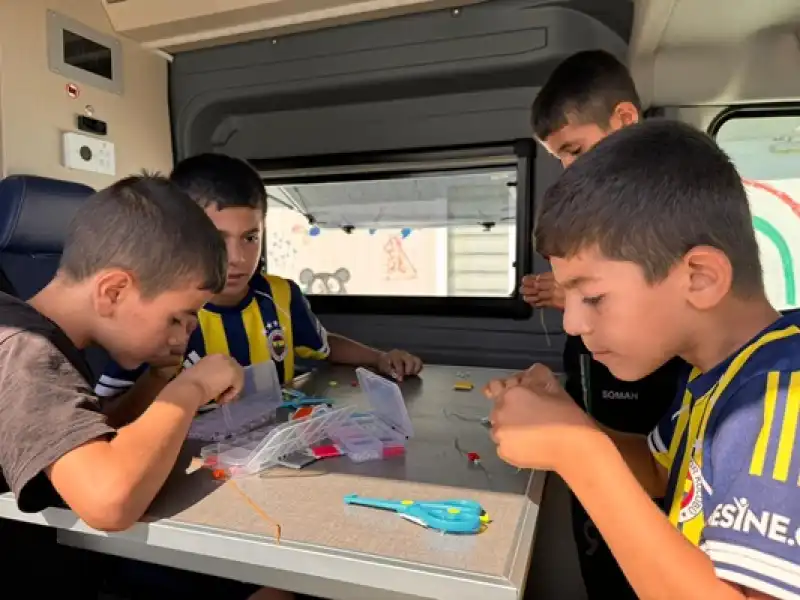 Yeşilay Karavan Etkinlikleriyle Afetzede çocukları Bağımlılıklara Karşı Bilinçlendiriyor