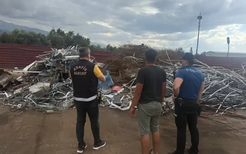 Dörtyol'da Hurdacılara Denetim Yapıldı