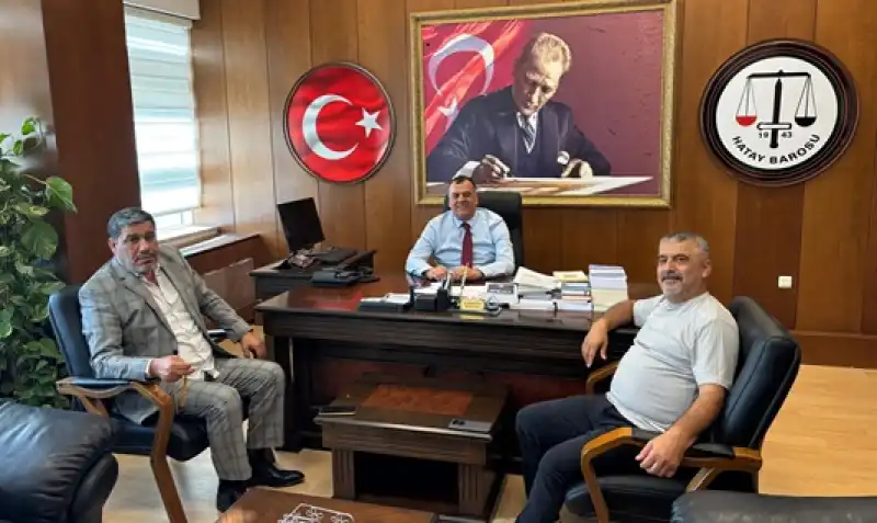 Alakuş’tan Hatay Barosu’na Ziyaret